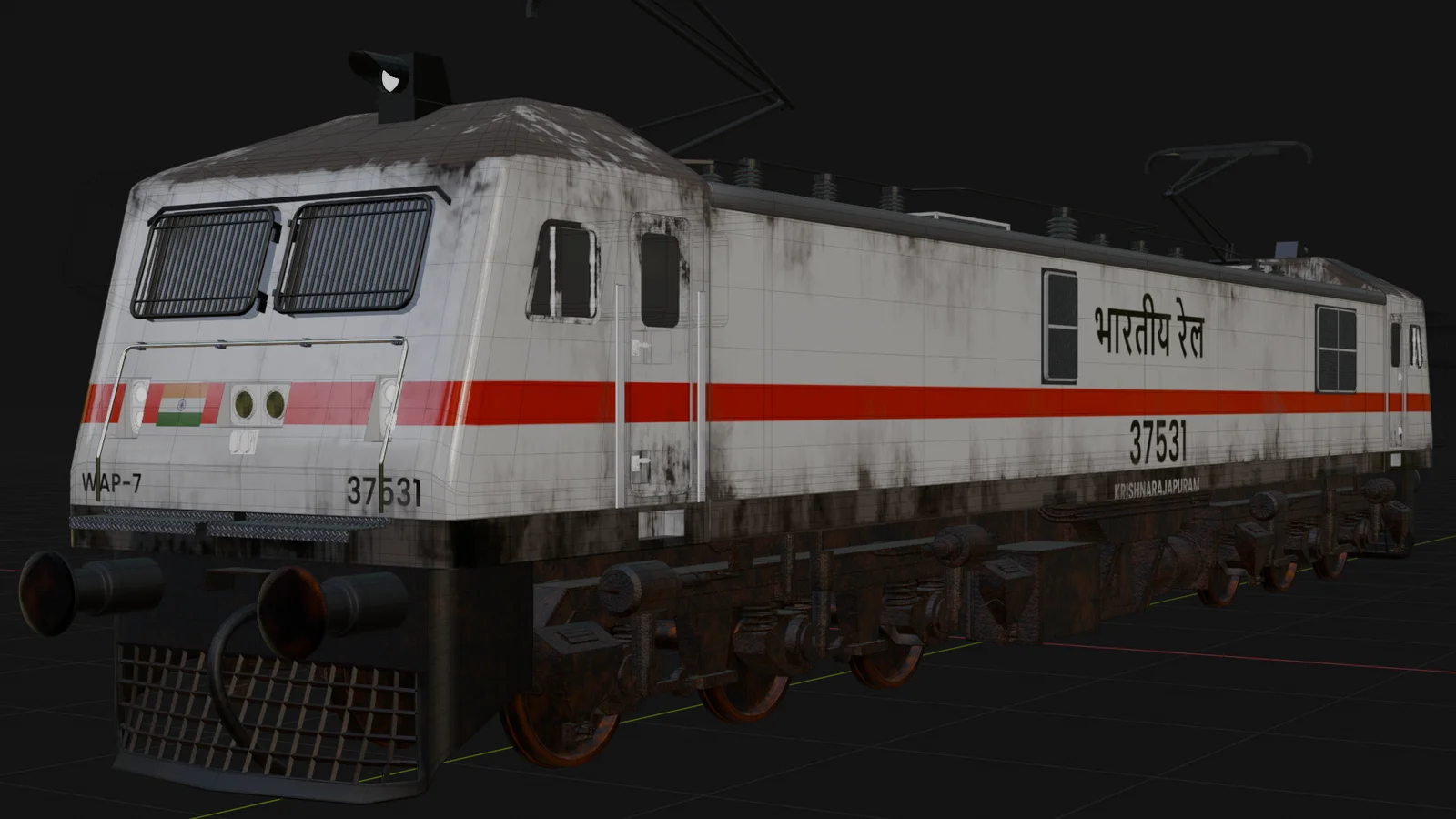 Indian Railway Station & WAP 7 Train screenshot 2