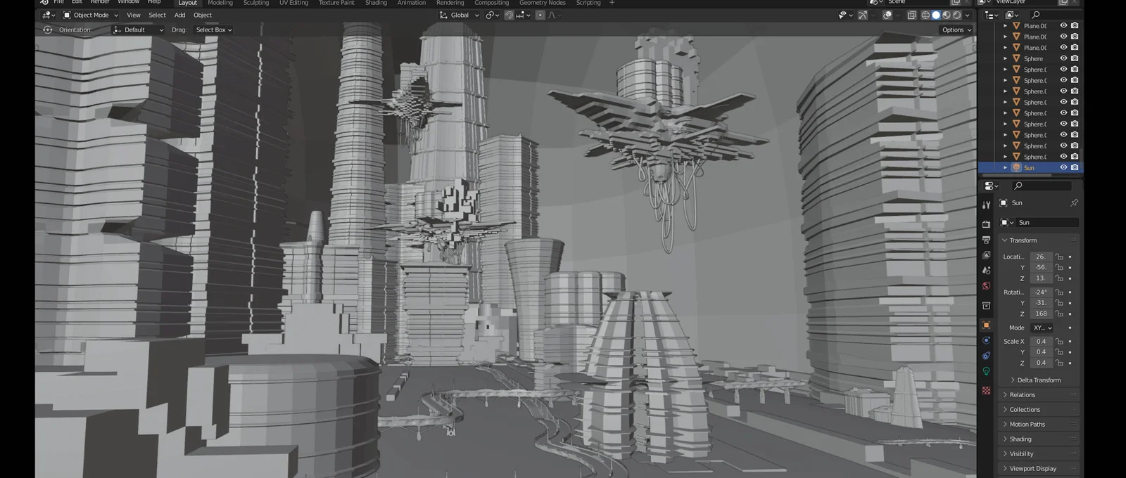 Industrial City Sci-Fi Kitbash screenshot 3