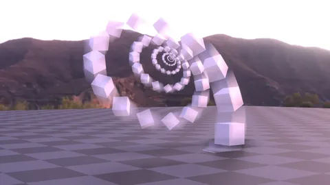 Infinite Scaling Loop Logic - Blender scenes