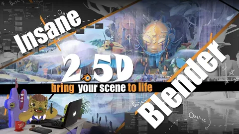 Insane 2.5D - Blender tutorials & courses