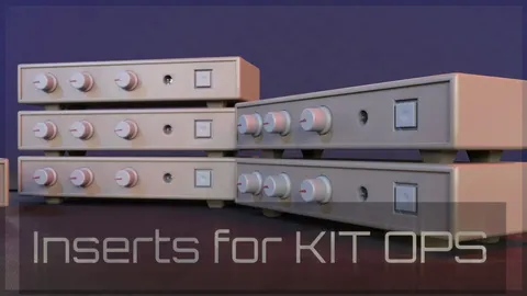 KIT OPS Inserts - Blender 3d models