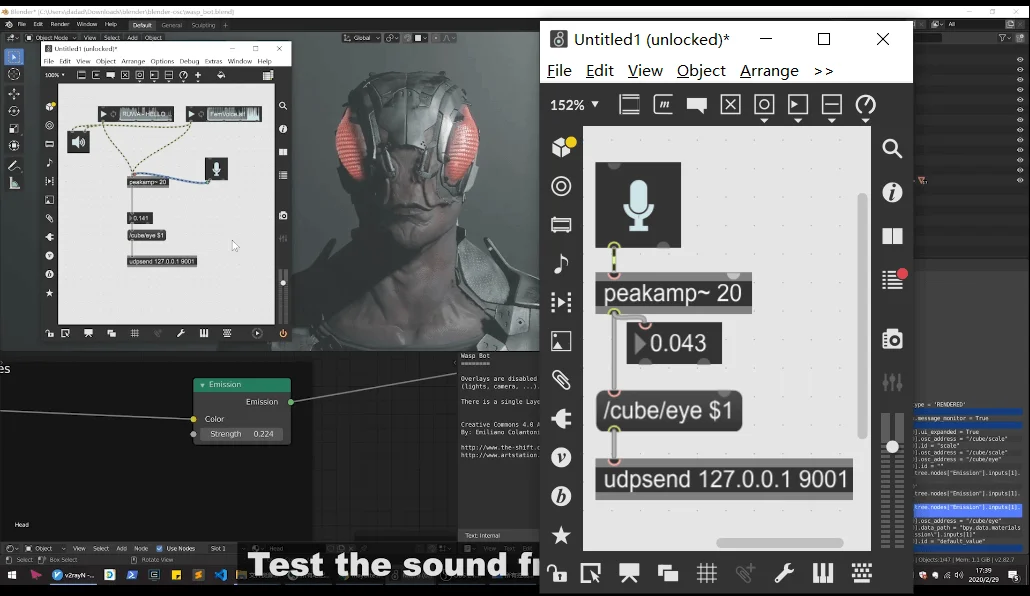 Interactive Blender And MaxMSP screenshot 5