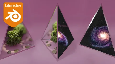 Interdimensional Spinning Triangle - Blender scenes