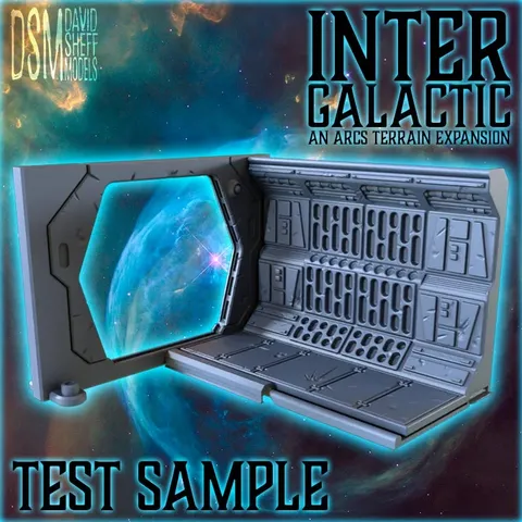 Intergalactic Sci-Fi Terrain Sample - Blender 3d models