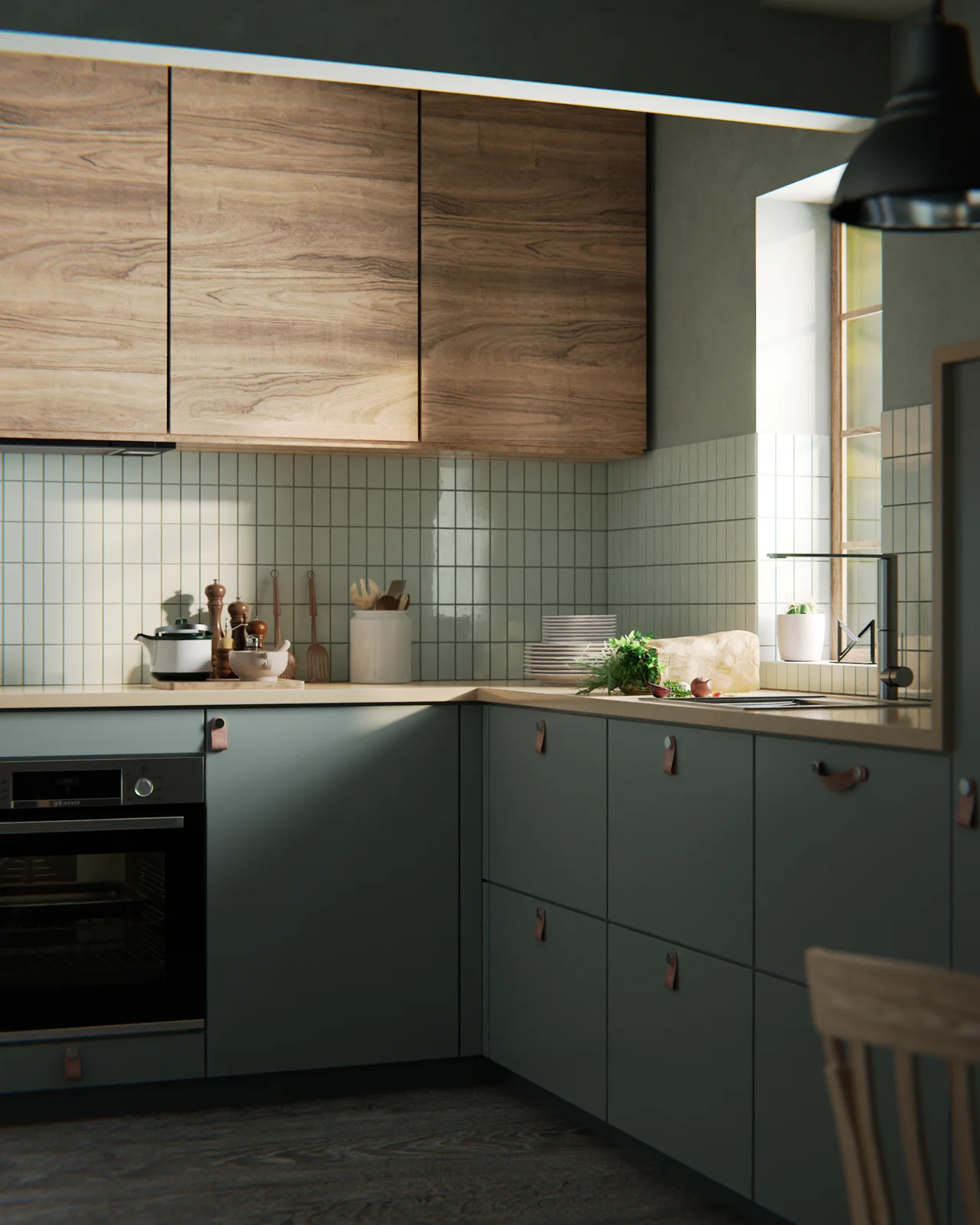 Blue Kitchen Interior screenshot 2