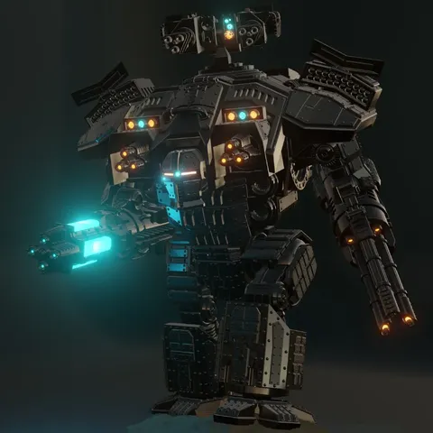 Invictus Heavy War Construct - Blender 3d models