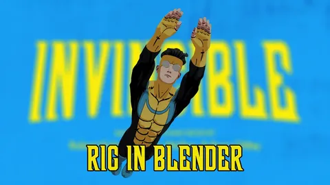 Invincible Fortnite Rig - Blender 3d models