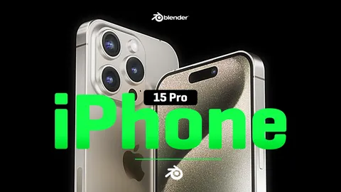 iPhone 15 Pro - Blender 3d models