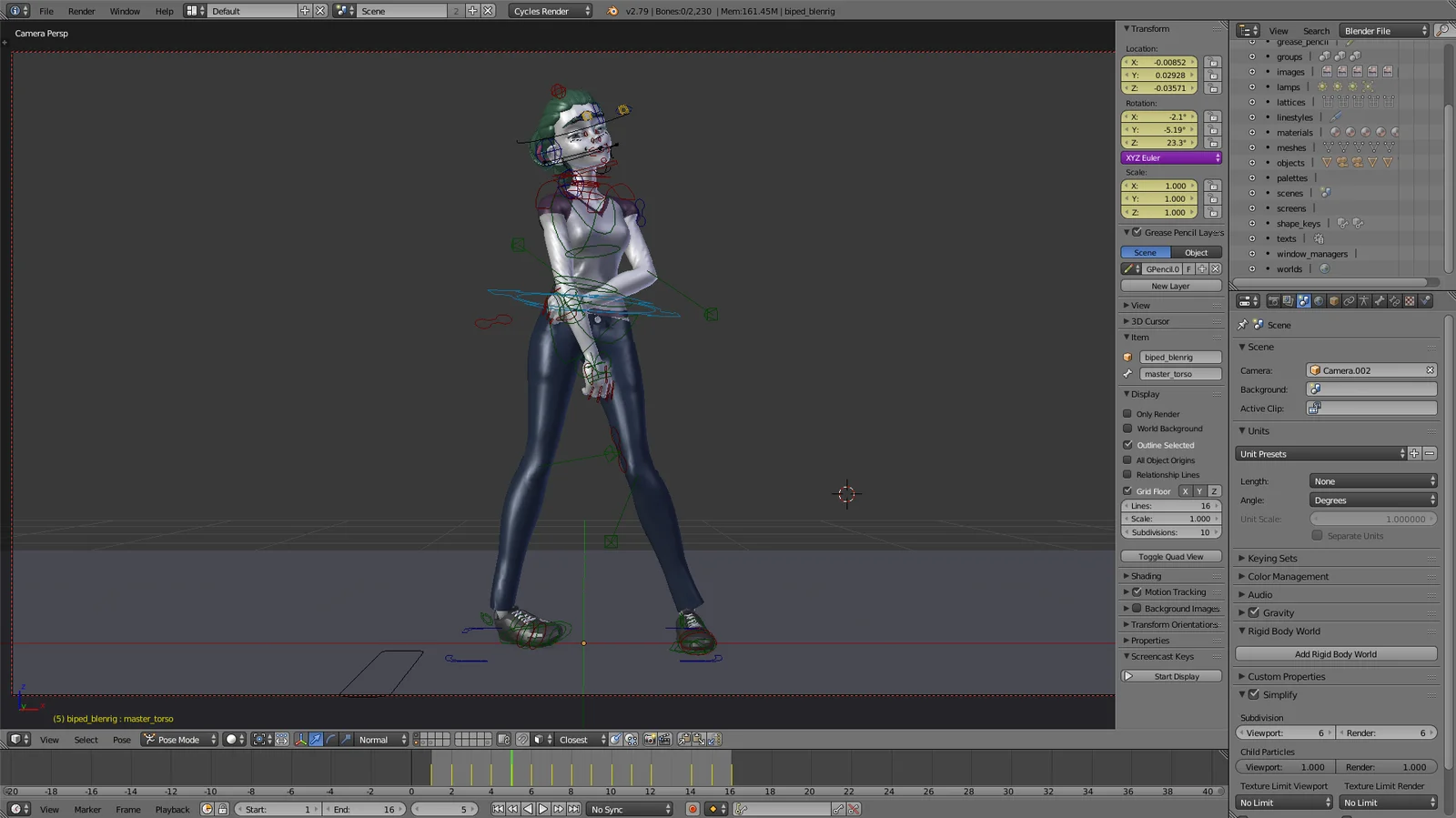 Iris Rigged Character screenshot 4