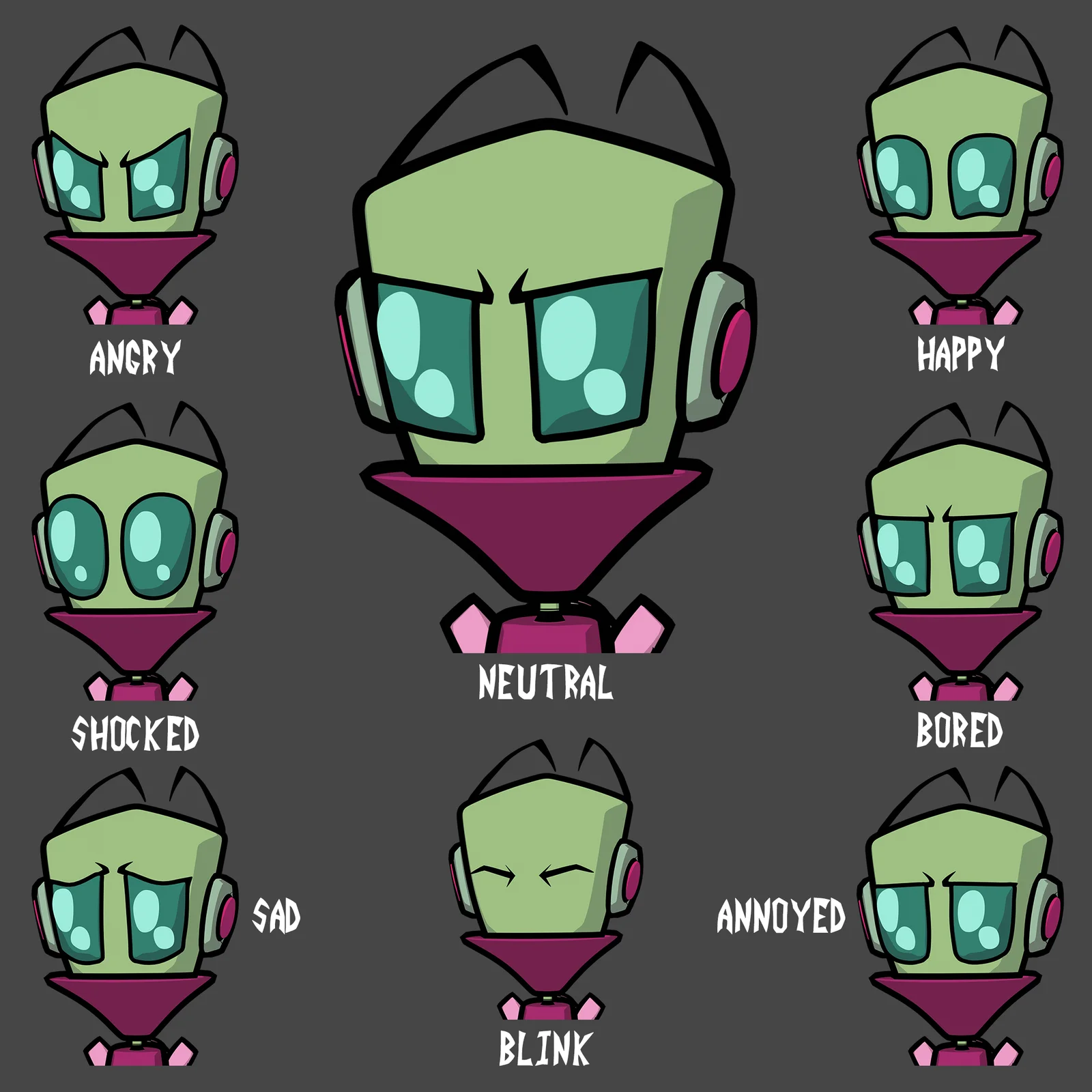 Irken Navigator Character Rig screenshot 2