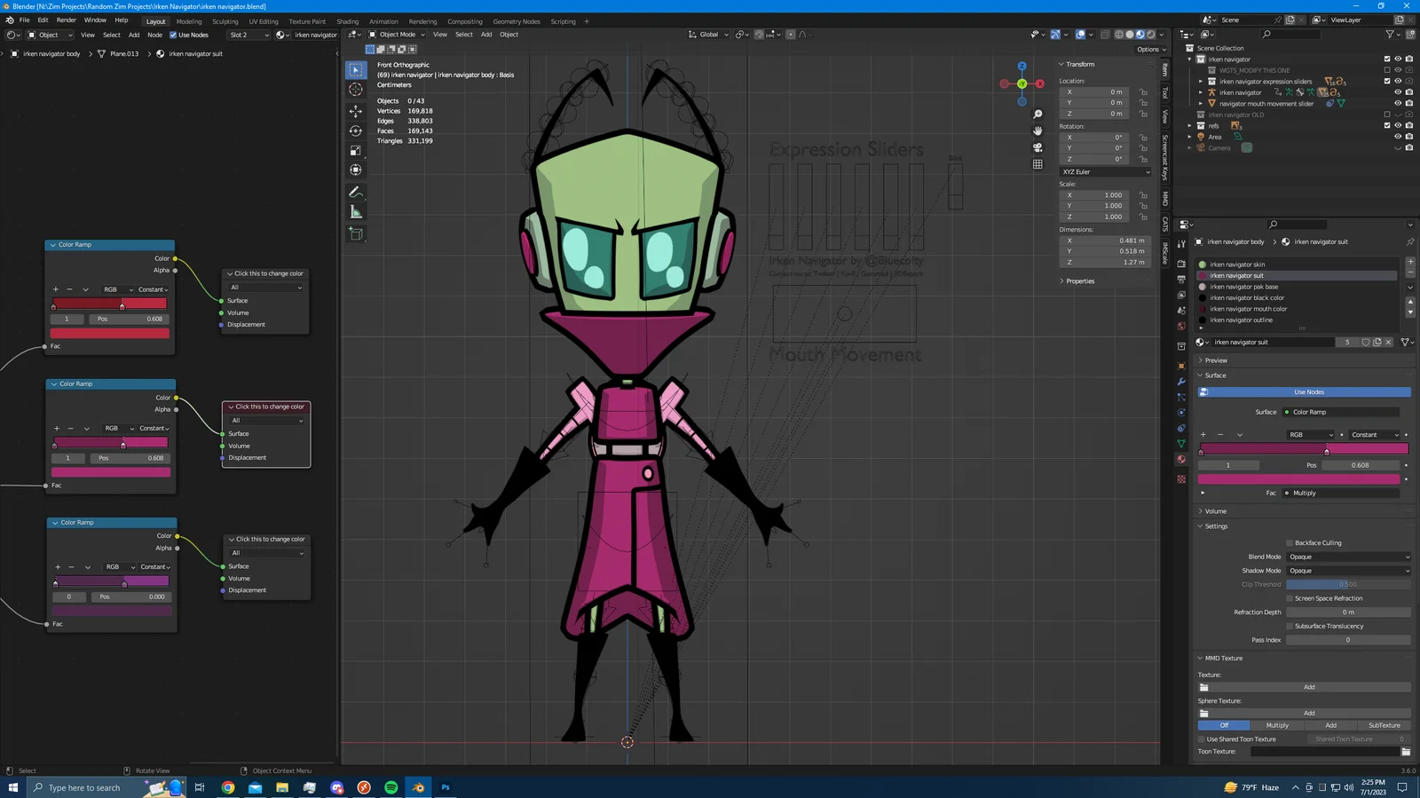 Irken Navigator Character Rig screenshot 5