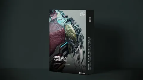 Iron Man Mark 85 Nano Tech - Blender 3d models