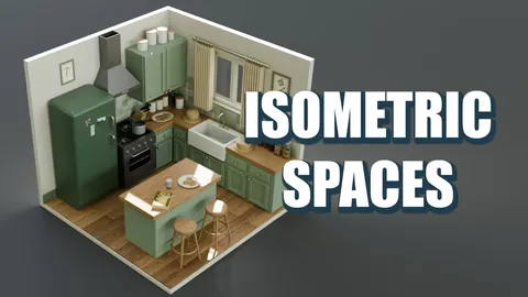 Isometric Spaces - Blender tutorials & courses