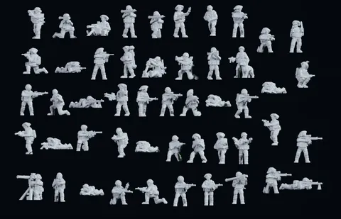 Israel Basic Infantry Set - Blender 3d models