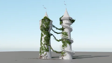 Ivy Generator - Blender geometry nodes