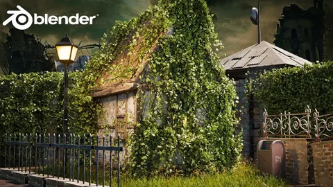 Ivyfy - Blender geometry nodes