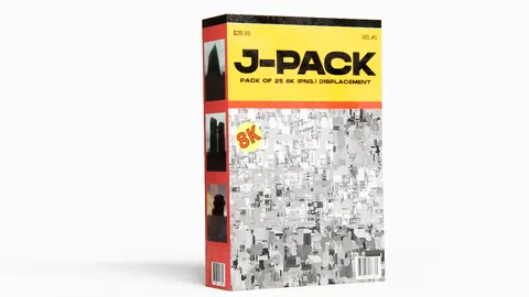 J Pack 8K Displacement - Blender textures & materials