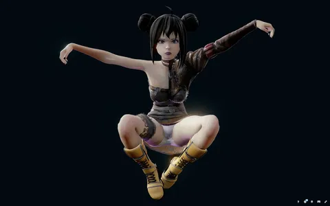 Jade Shadow Warrior - Blender 3d models