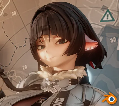 Jane Doe: Zenless Zone Zero - Blender 3d models