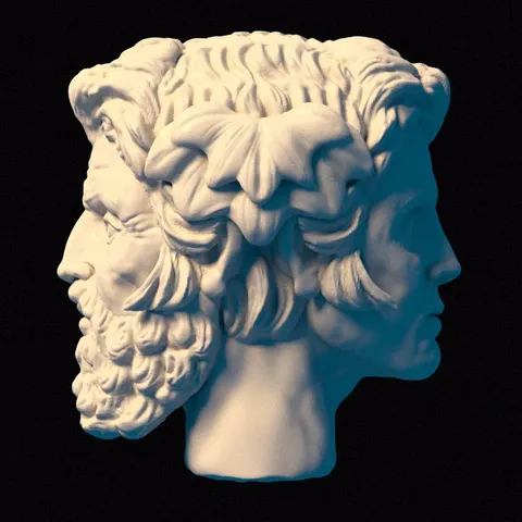 Janus Head Model - Blender 3d models