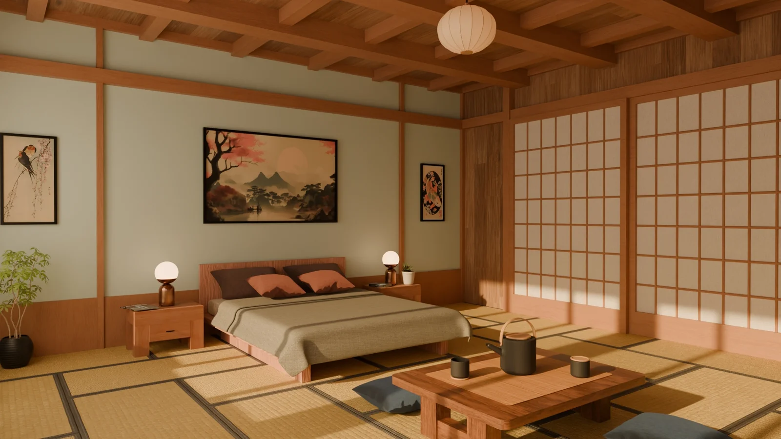 Japanese Bedroom screenshot 2