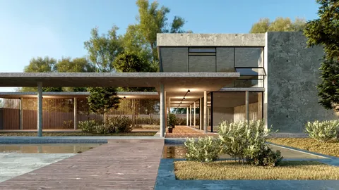 Jeany House Exterior - Blender scenes