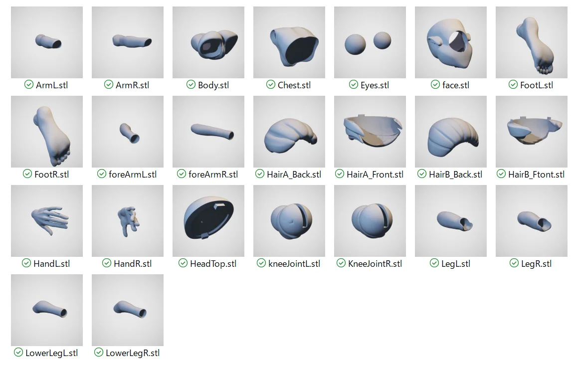 Jennifer BJD Digital Model screenshot 4