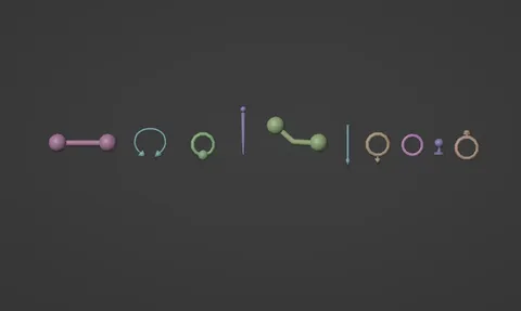 Jewelry Pack - Blender 3d models