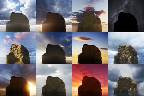 JR Background Skies - Blender lighting & hdris