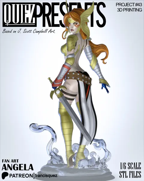 JSC Angela - Blender 3d models