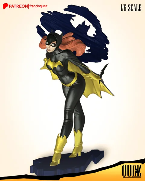 JSC Batgirl Print Model - Blender 3d models