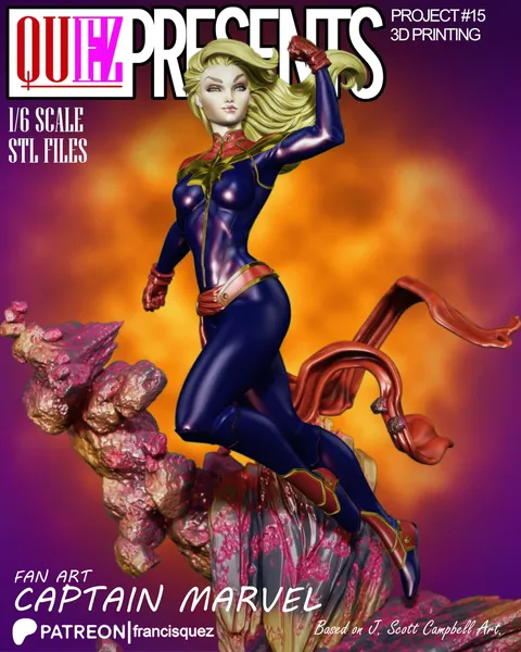 JSC Captain Marvel - Blender 3d models