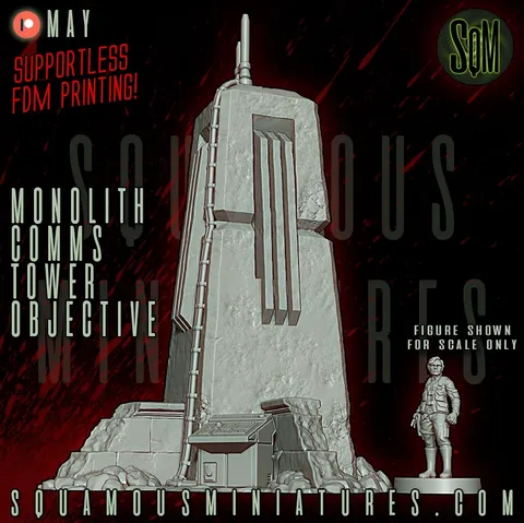 Jungle Monolith Comms Tower - Blender 3d models