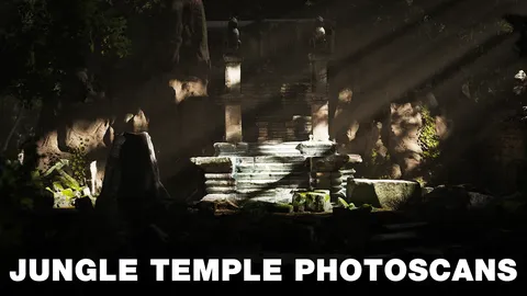 Jungle Temple Photoscans - Blender 3d models