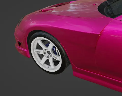 JZA80 Max Racing Front Fender - Blender 3d models