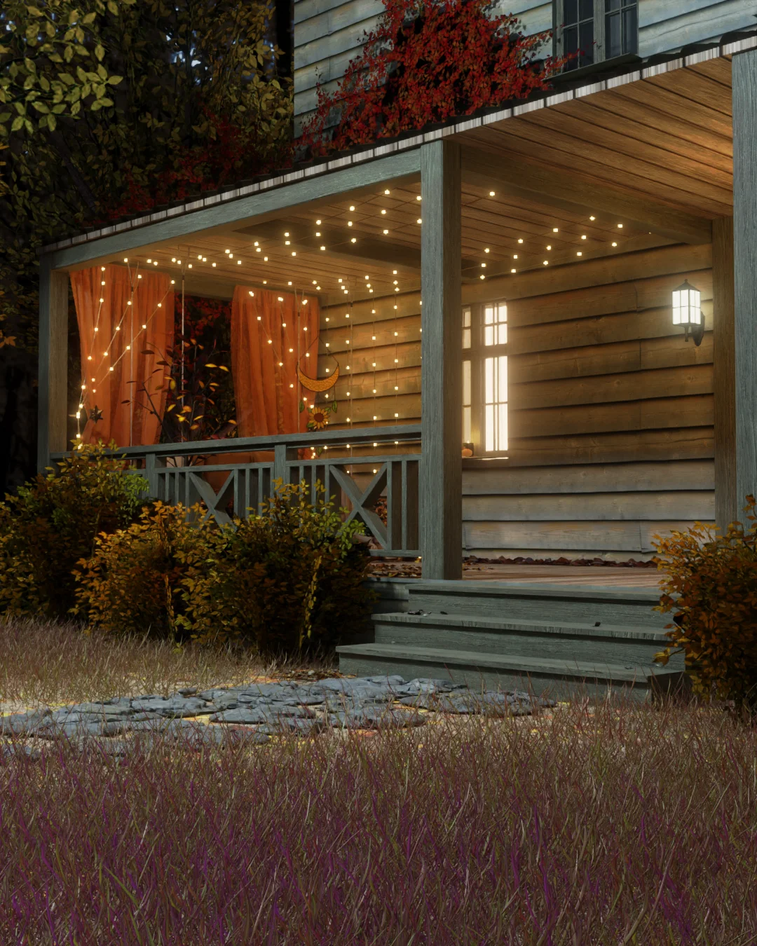 Autumn Porch screenshot 2