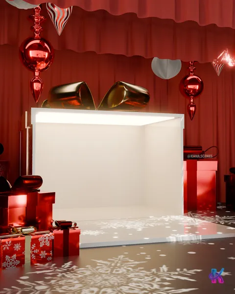 Christmas Present - Blender scenes
