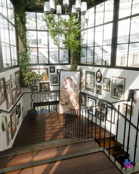 Pink Mamma Stairs - Blender scenes