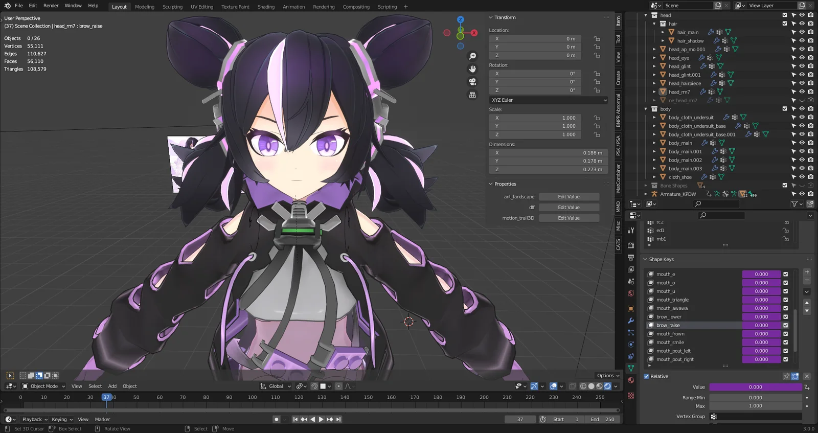 K-PDW Character Model screenshot 4