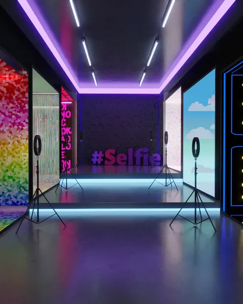 Selfie Booths 2nd Edition - Blender scenes