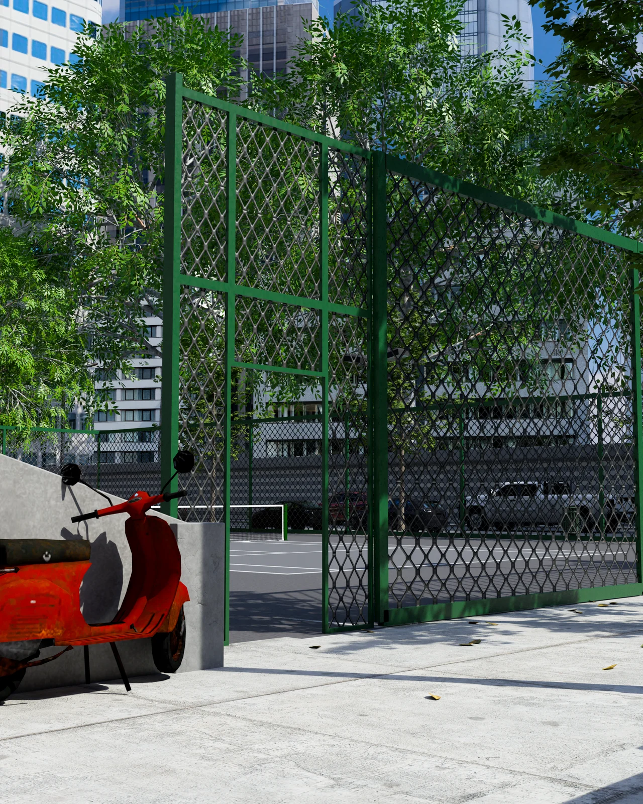 Street Tennis Court screenshot 2