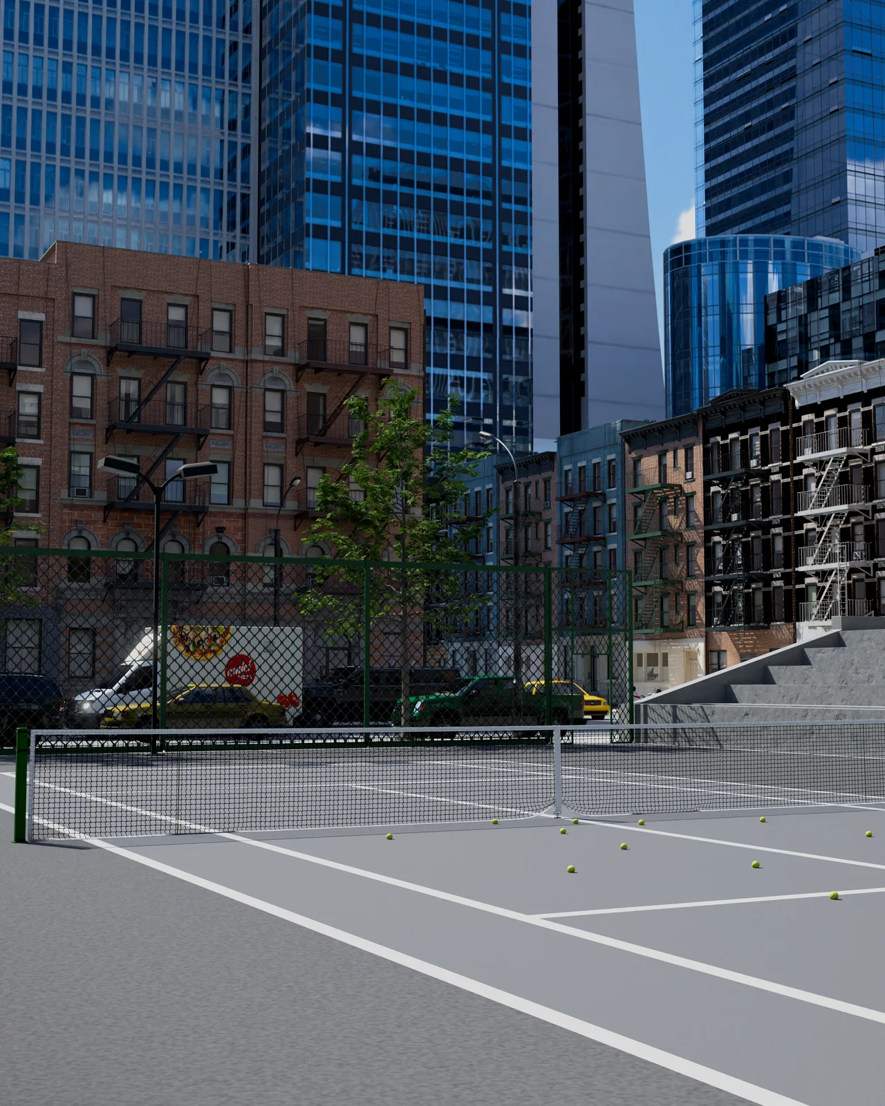 Street Tennis Court screenshot 4