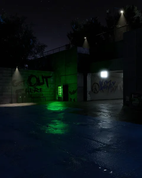 Urban Night - Blender scenes