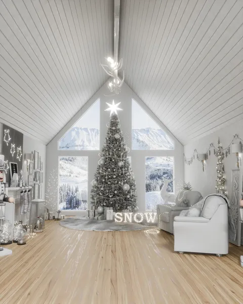 White Christmas - Blender scenes