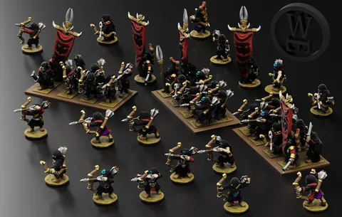 Kabiliat Aljanubi Archers - Blender 3d models