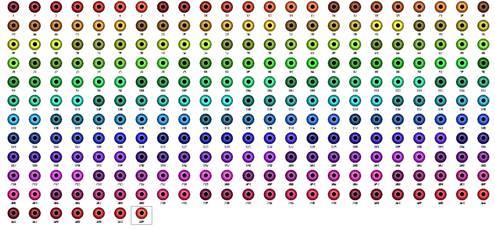 263 Colored Eye Textures screenshot 4