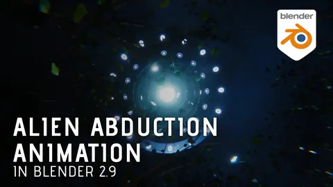 Alien Abduction Animation - Blender scenes