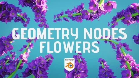 Geometry Nodes Flowers - Blender geometry nodes