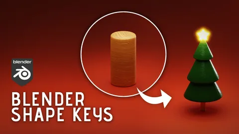 Christmas Shape Keys Tutorial - Blender tutorials & courses