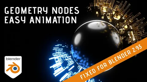 Geometry Nodes Easy Animations - Blender tutorials & courses
